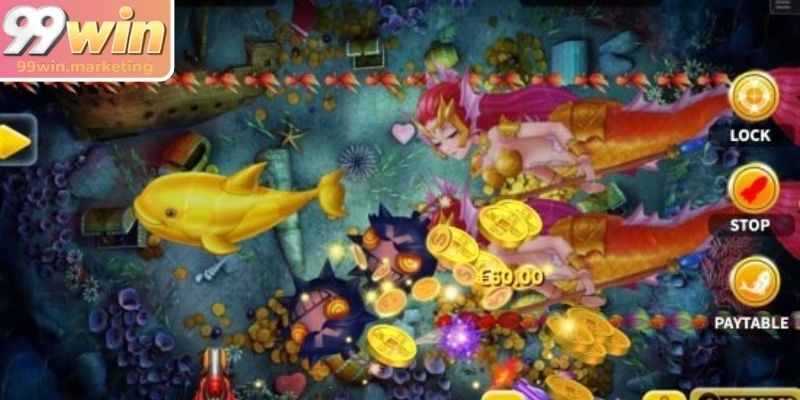 Bắt Cá Vũ Trụ 99Win – Hành Trình Săn Thưởng Thiên Hà 3 Thay đổi tốc độ bắn theo nhịp xuất hiện của cá