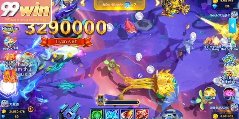 Chọn đàn cá để dùng súng nhanh, tiết kiệm đạn