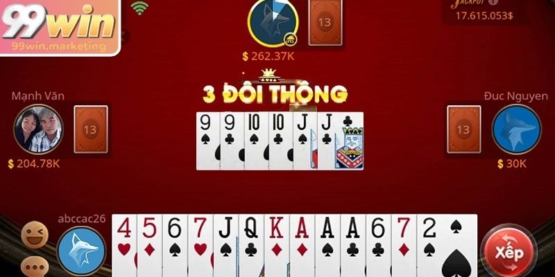 Tiến Lên Miền Nam 99Win – Đấu Trí Thắng Lớn Mỗi Ván 3 Quan sát đối thủ ra quân để chọn nước đi phù hợp