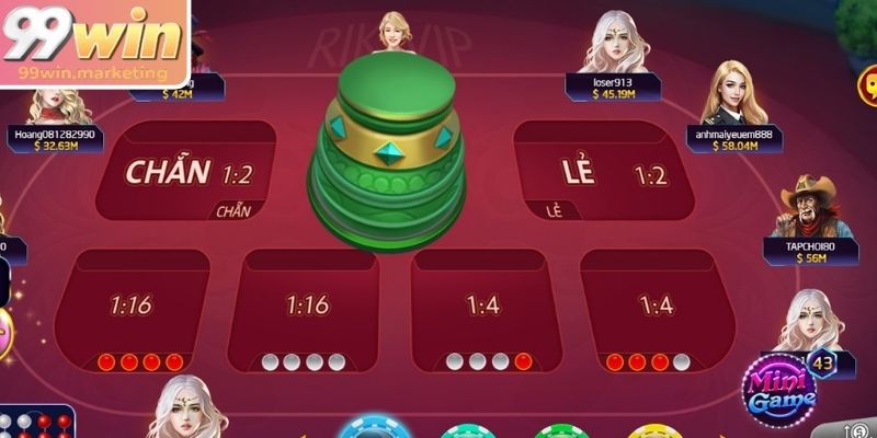 Xóc Đĩa 99Win – Sân Chơi Dân Gian Chuẩn, Vận Khí Bùng Nổ 2 Nhiều cấp độ cược để hội viên tính toán tiền